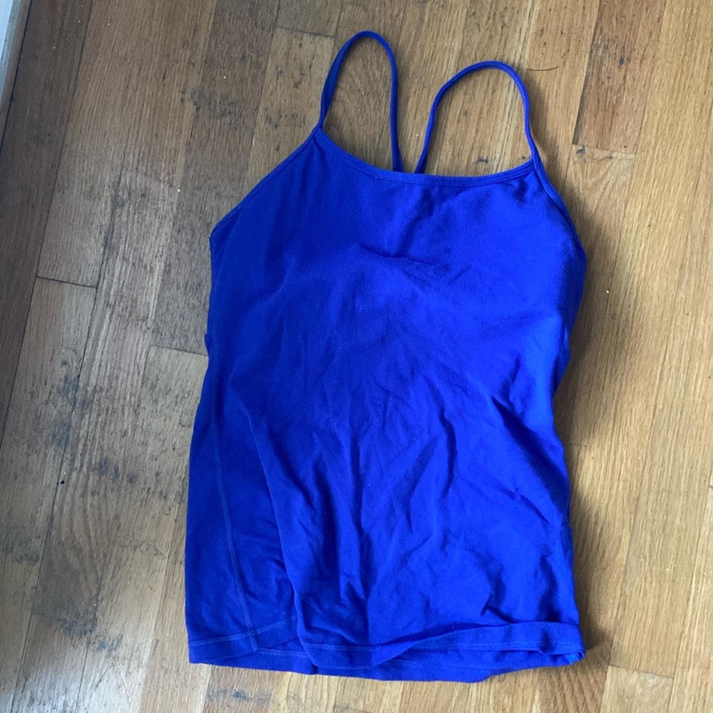 Indigo lululemon tank top size 6